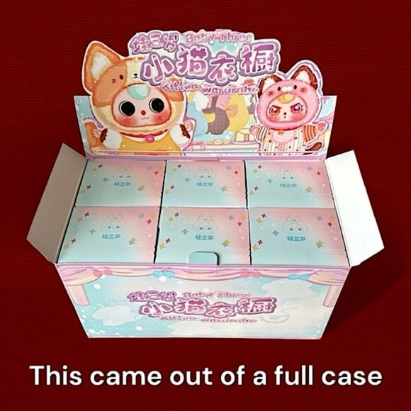 Baby Three Kitten Wardrobe Plush Pendant - Picture 14 of 16